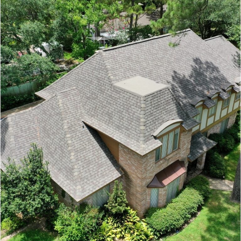 Roof replacement by Amstill Roofing, your trusted Houston roofer since 1974.