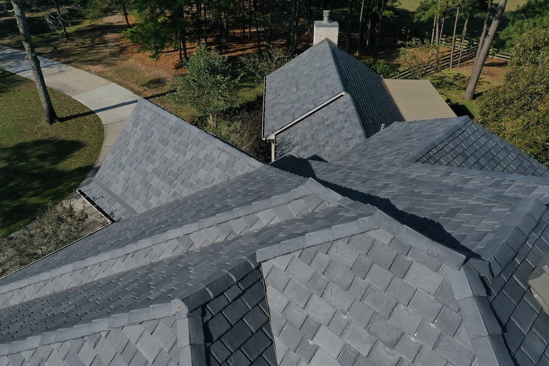 beautiful composite slate roof