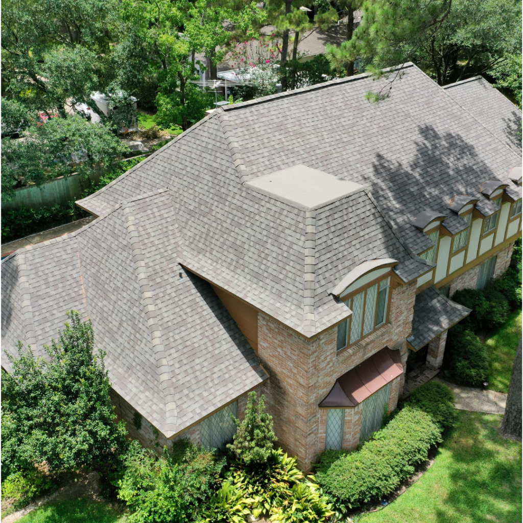 Beautiful Roof with architectural shingle roof replacement