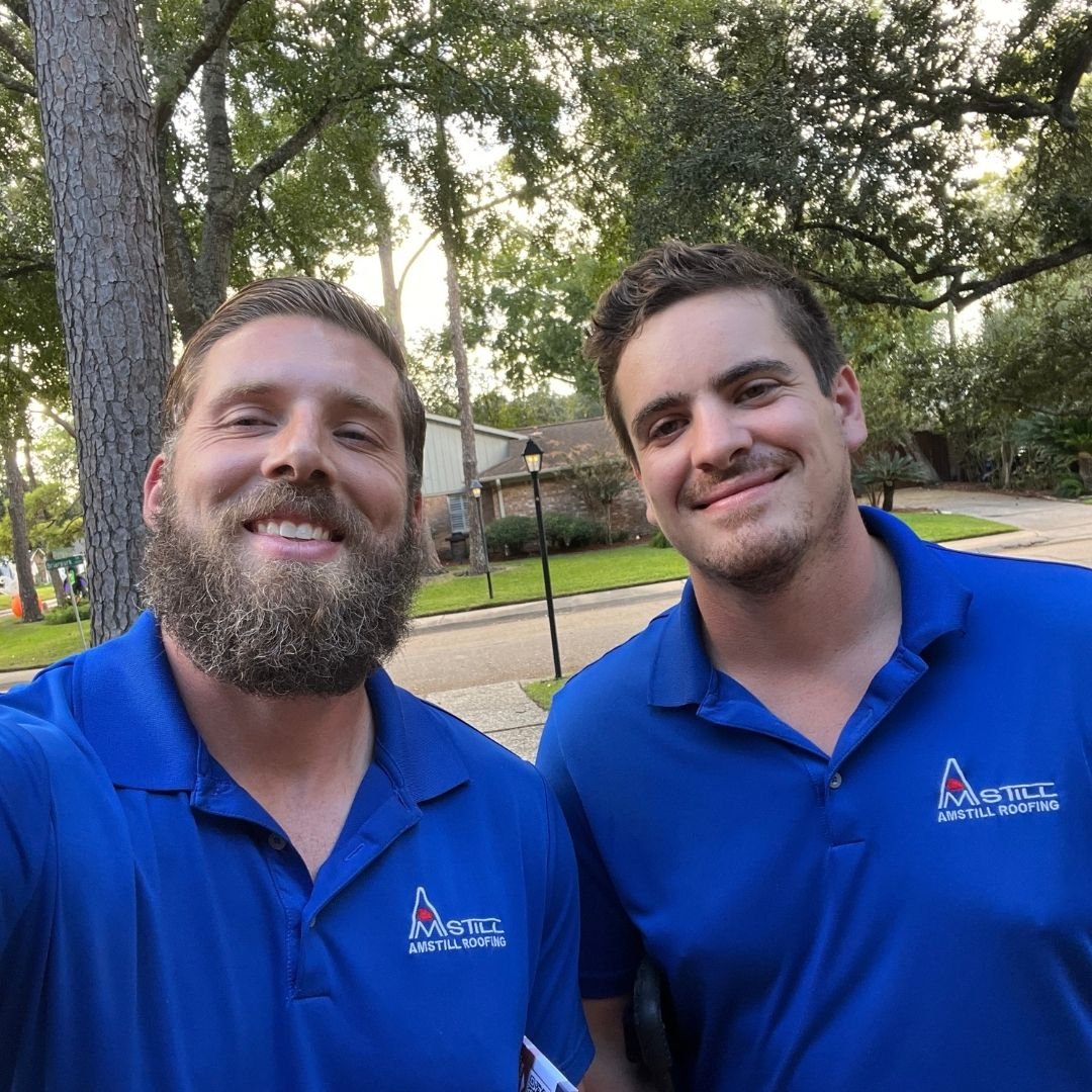 Matt Brewster, our roofing manager, joins a ride-along with one of our roof consultants to provide hands-on roofing education. At Amstill Roofing, we conduct weekly training to ensure our roofers are always at the top of their game.