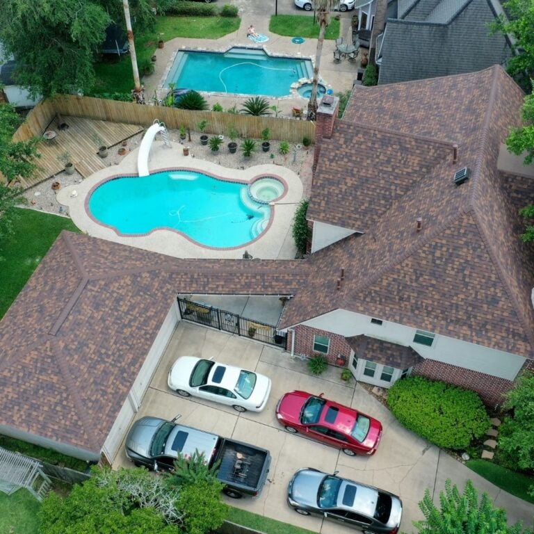 Fast roof repair in Tealwood, Houston 77024.