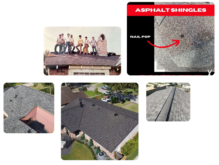 Your local houston roofer for roof repairs, roof replacements, and roof inspections since 1974.